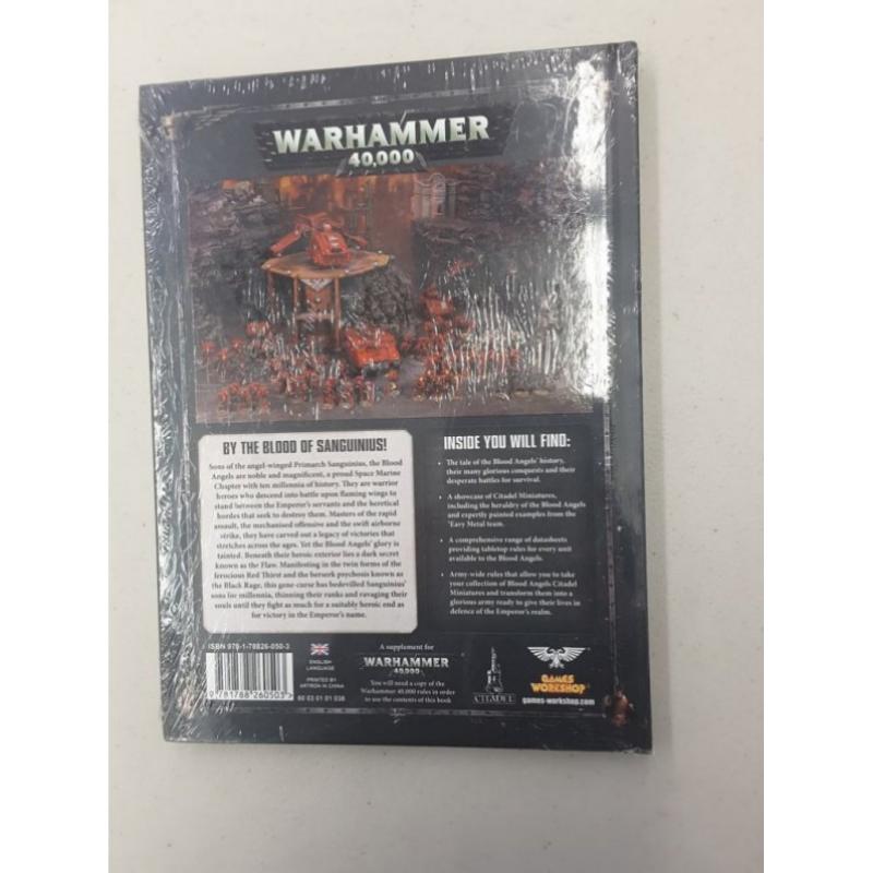 Games Workshop Codex Adeptus Astartes Blood Angels Warhammer 40k