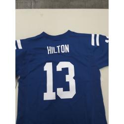 Hilton Indianapolis Colts NFL Youth 14/16 Blue Home Mid-Tier Jersey (large)