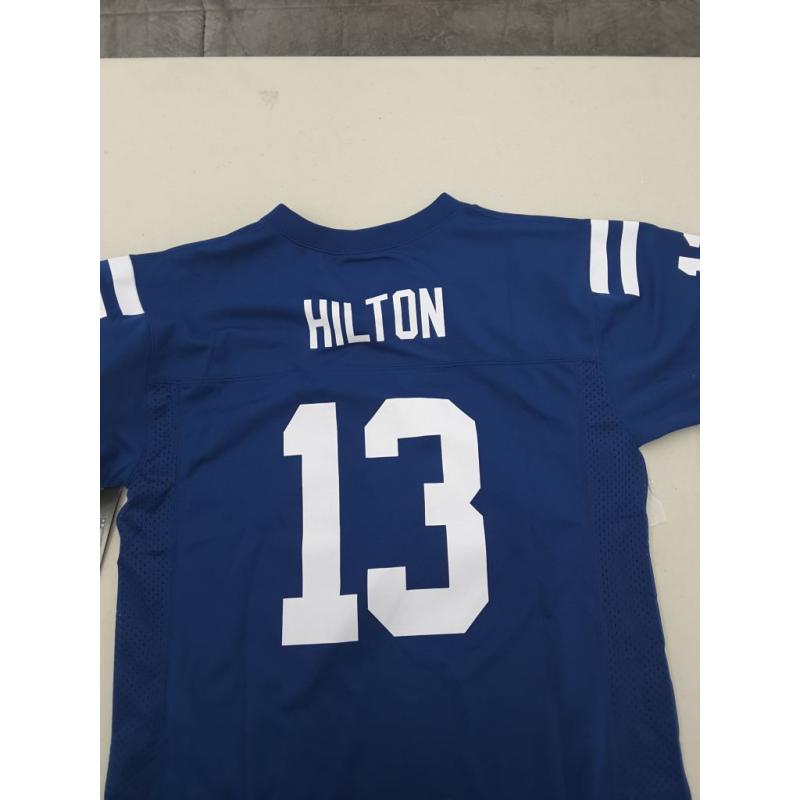 Hilton Indianapolis Colts NFL Youth 14/16 Blue Home Mid-Tier Jersey (large)