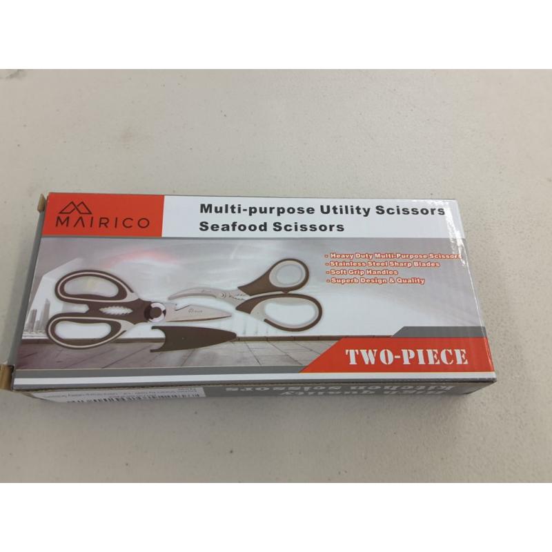 MAIRICO Multi-Purpose Utility Scissors & Seafood Scissors