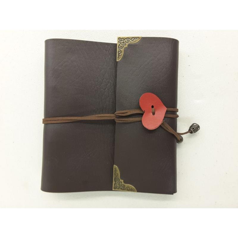 XDOBO Wedding Photo Album DIY Scrapbook with Love Heart Leather Cover