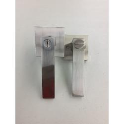 Privacy Bathroom Lever Lock Set for Interior Door,Heavy Duty Door Lock Handle,Satin Nickel Bed/Bath Room- New Bang