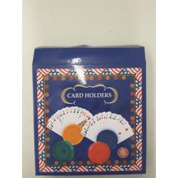 Pearly Card Holders - 4 Piece Round