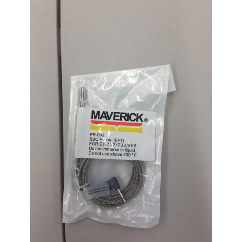 Genuine Replacement 6 Foot Smoker & Chamber Probe BBQ - Maverick Et732/et733