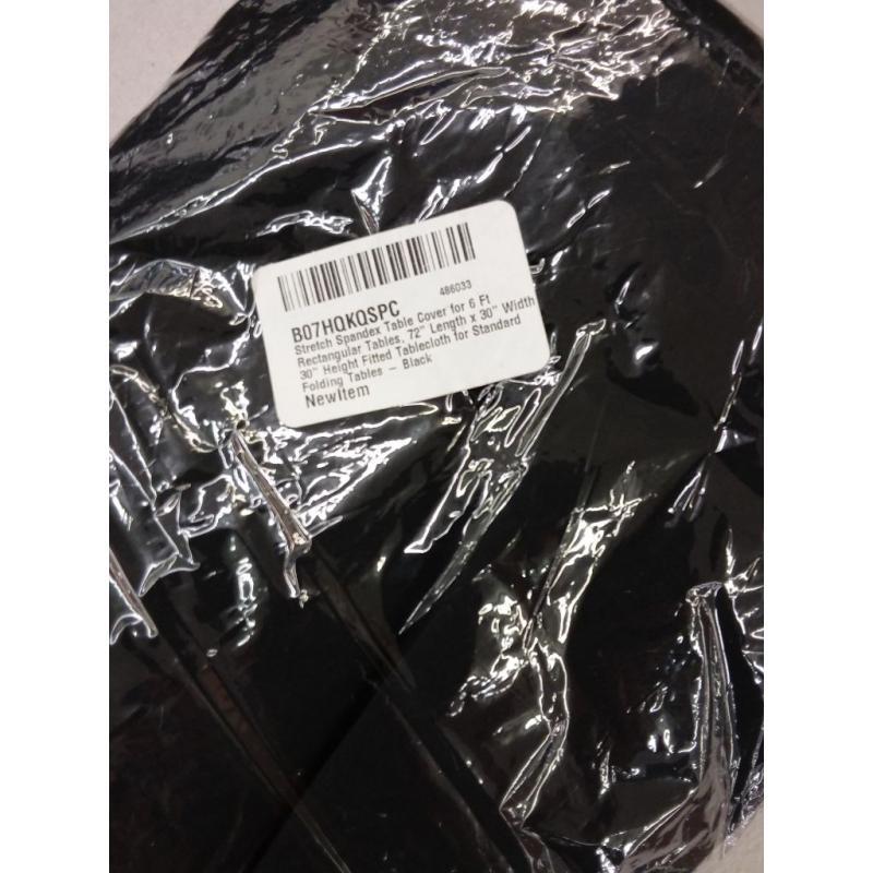 Stretch Spandex Table Cover for 6 Foot Rectangular Table