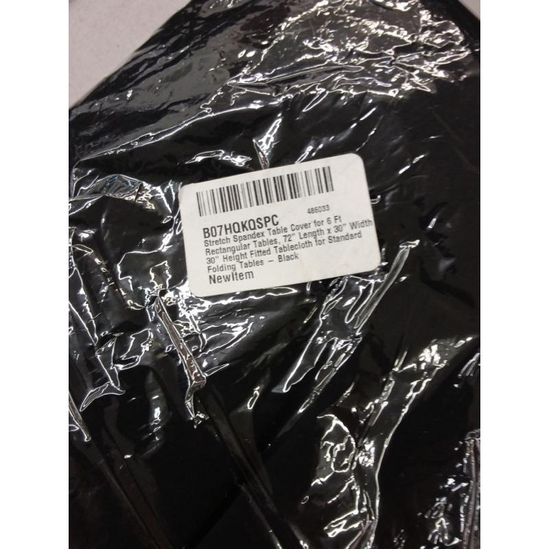 Stretch Spandex Table Cover for 6 Foot Rectangular Table