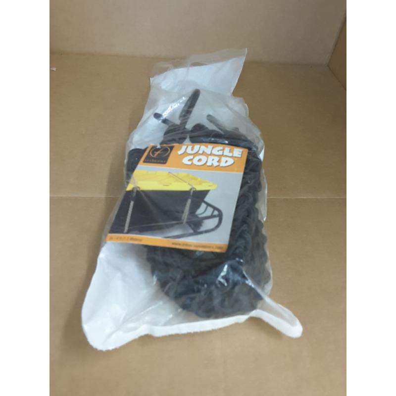 Tribe One Jungle Cord (Black) – Adjustable Braided Bungee Shock Cord