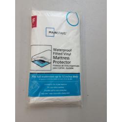 Full Mattress - Waterproof Fitted Vinyl Mattress Protector