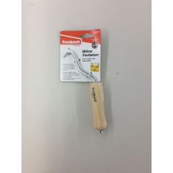 Professional Tie Wire Twister Tool With Wood Handle - Goldblatt