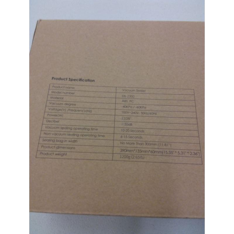 Vacuum Sealer Machine