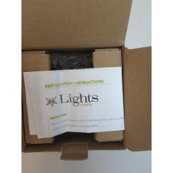 Glass Solar Brick With Led Lights - Path & Garden Accent Lighting, 4” X 4” Square