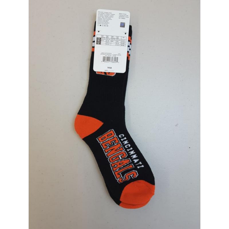 Nfl Cincinnati Bengals Socks Size Large
