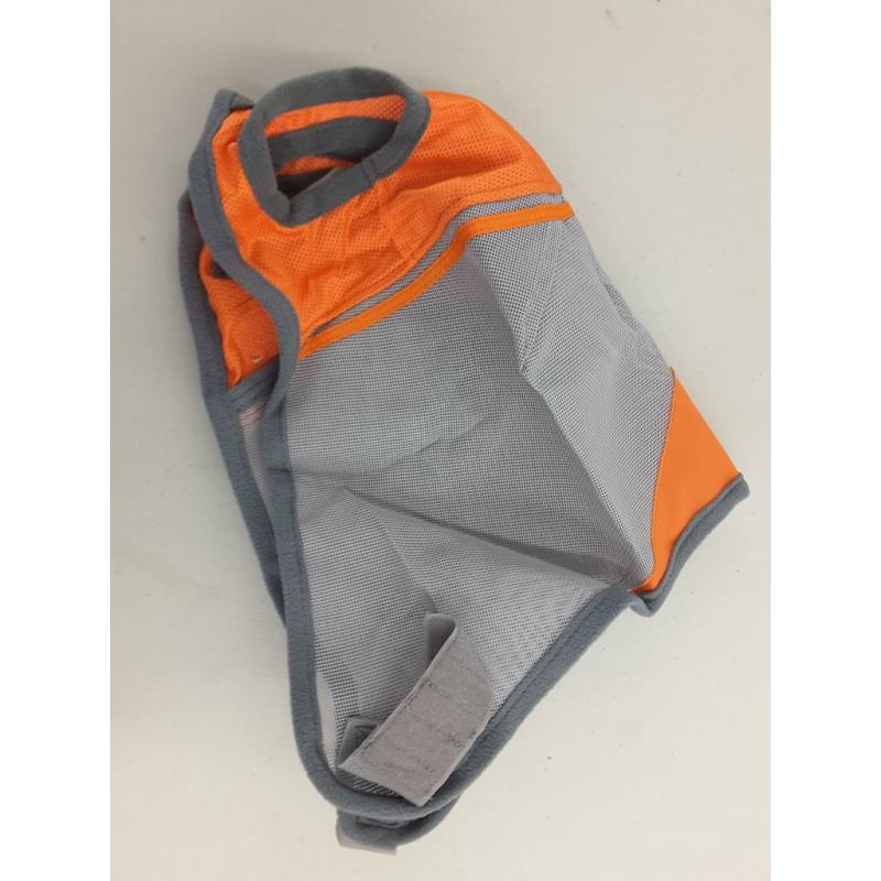Cashel Crusader Standard Fly Mask with Orange Trim - Size: Horse