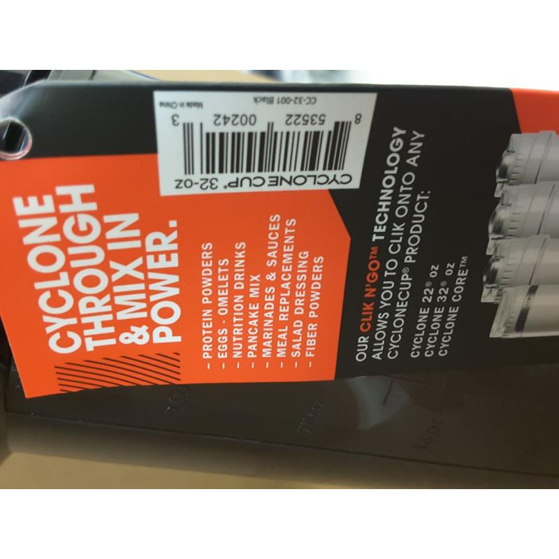Cyclone Cup Shaker Bottle