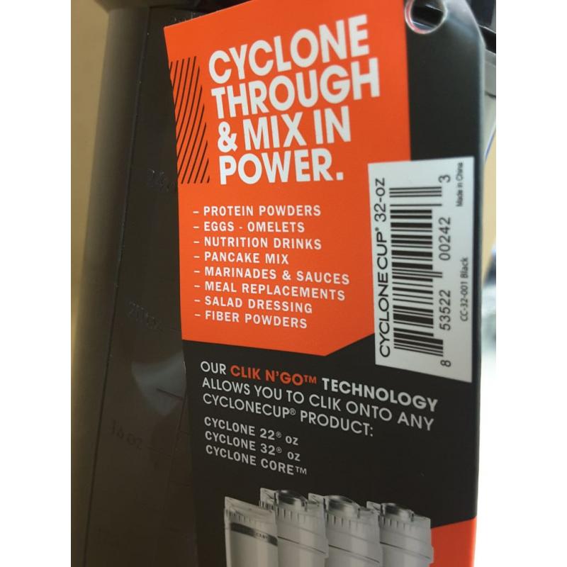 Cyclone Cup Shaker Bottle