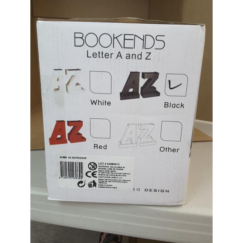 Bookends Letter A and Z
