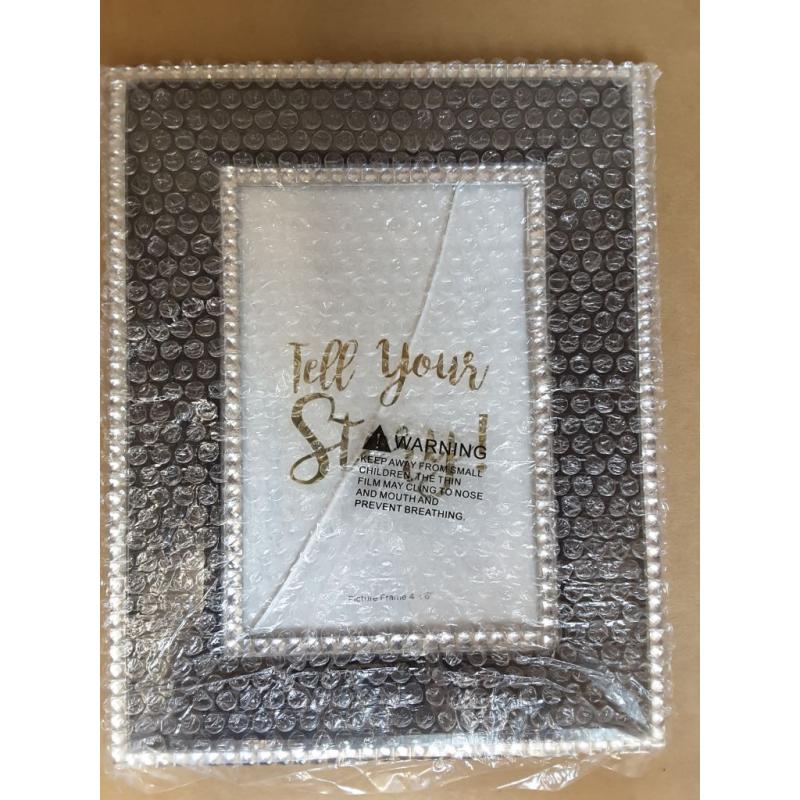 Black Sparkles Photo Picture Frame 4 X 6