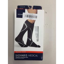 Sigvaris Traverse Unisex  Medical Socks  (xl) (black)