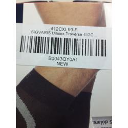 Sigvaris Traverse Unisex  Medical Socks  (xl) (black)