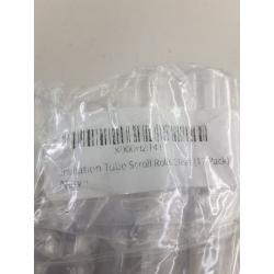 Invitation Tube Scroll Rolls - Clear (12 Pack)