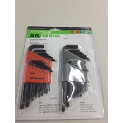 Pittsburg 36 Piece Hex Key Set