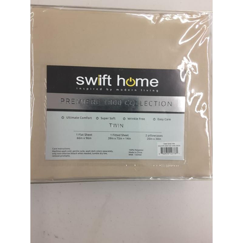Twin Sheet Set - Swift Home Premiere 1800 Collection