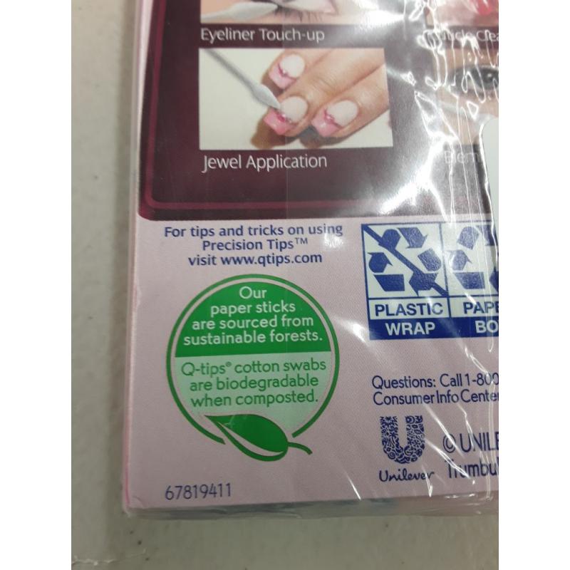 Q-Tips Cotton Swabs Precision Tips