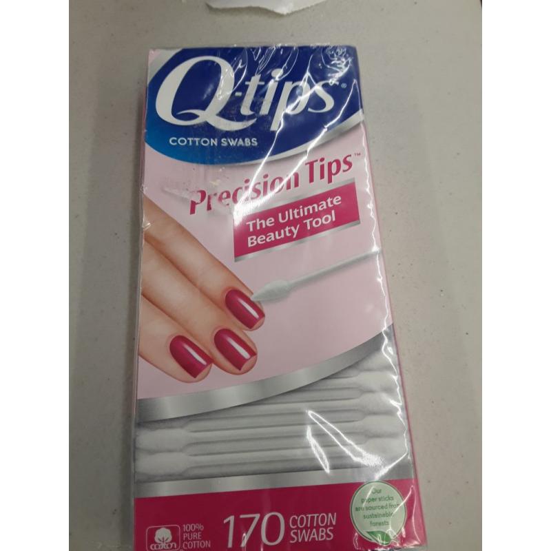 Q-Tips Cotton Swabs Precision Tips