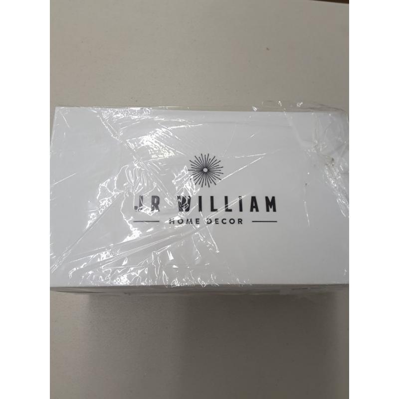 JR William Modern Luxury Hand-Crafted Clear and Colored Acrylic Stackable Box