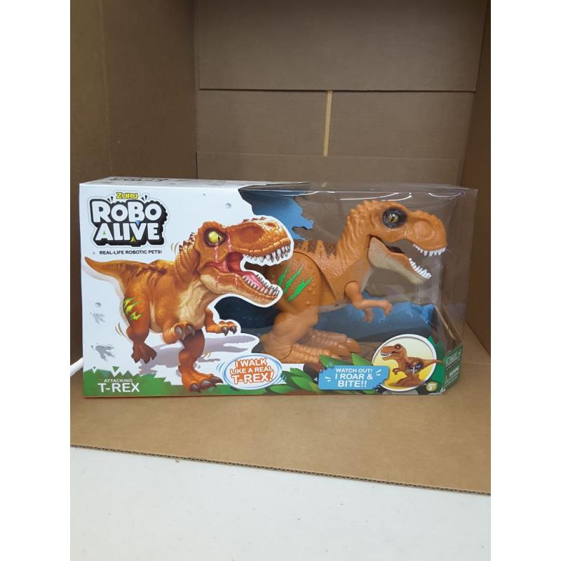 Robo Alive - Attacking T-Rex Battery-Powered Robotic Toy