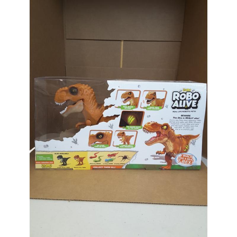 Robo Alive - Attacking T-Rex Battery-Powered Robotic Toy