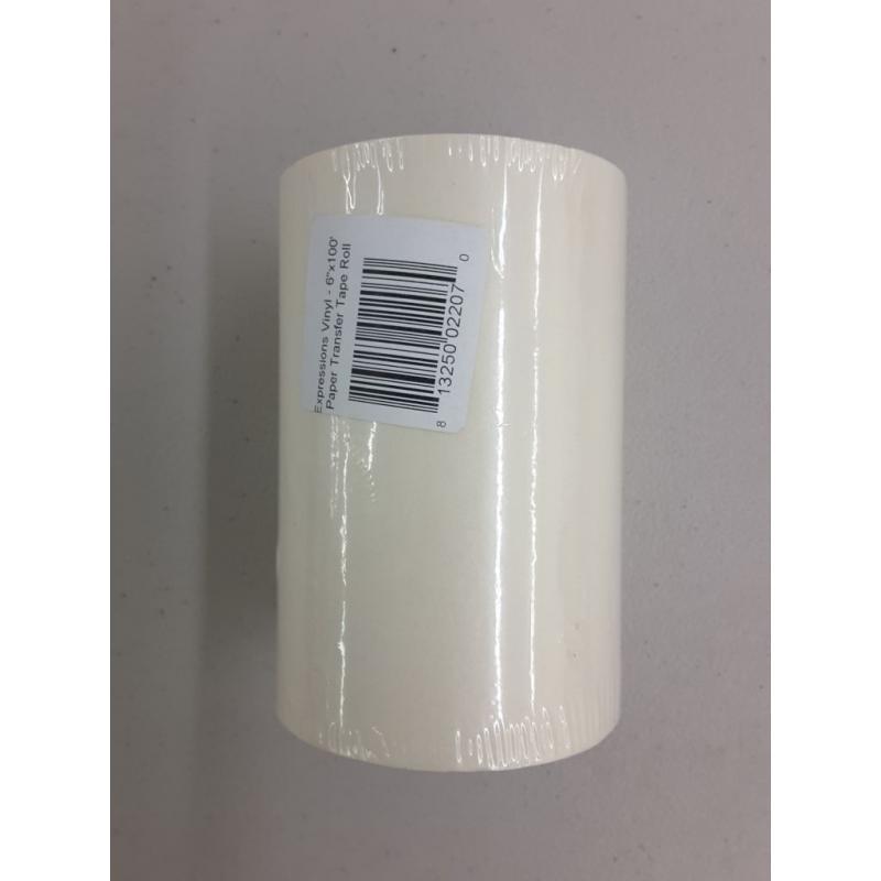 Expressions Vinyl - 6 x 100'  Paper Transfer Tape Roll