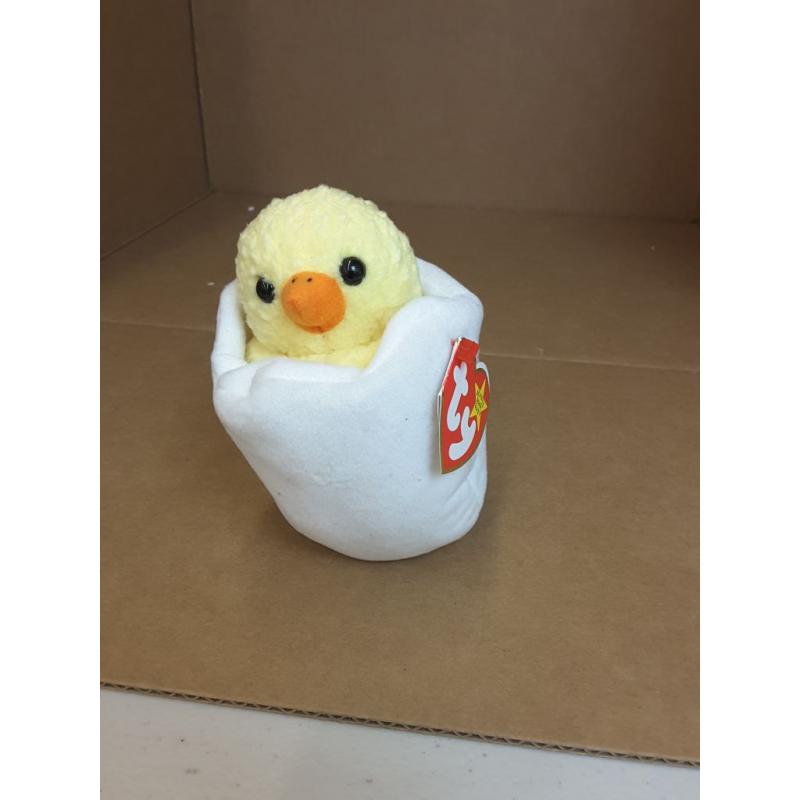 TY Beanie Baby - EGGBERT the Egg & Chick