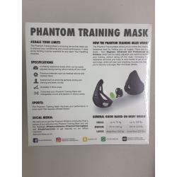 Athletics Training Mask, Size Medium, Black - Phantom