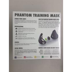Athletics Training Mask, Size Medium, Black - Phantom