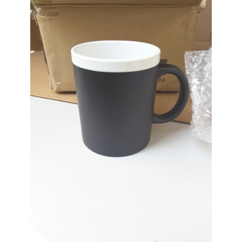 LIFVER 12 Ounce Coffee Mugs, Set of 4