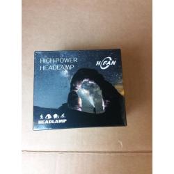 H-Fan High Power Headlamp - USB Rechargeable LED Headlight Waterproof Head Torch