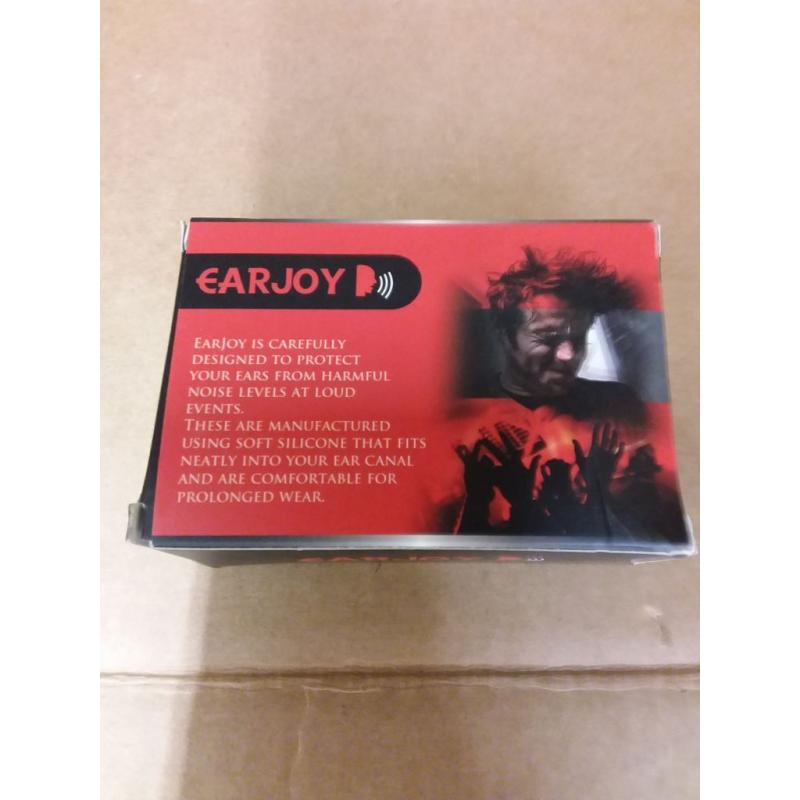 EarJoy Ear Plugs Noise Reduction, Silicone Base