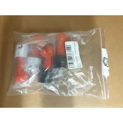 PERA 2 Pair Pin Lock coupler Barb Gas & Liquid Quick Disconnects Set