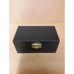 3.75 Gold Brass Tuba Miniature with Stand and Case