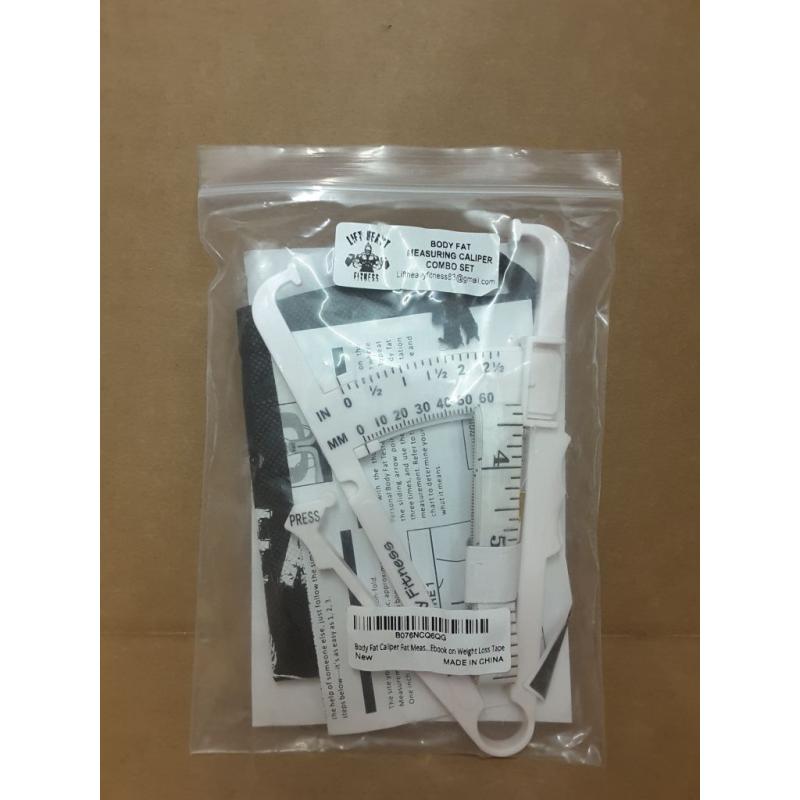 Body Fat Measuring Caliper Combo Set