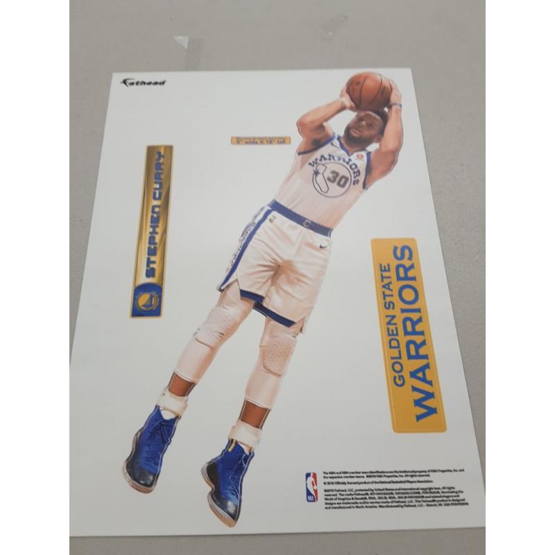 Fathead Stephen Curry Mini Graphic Golden State Warriors 12 Inch