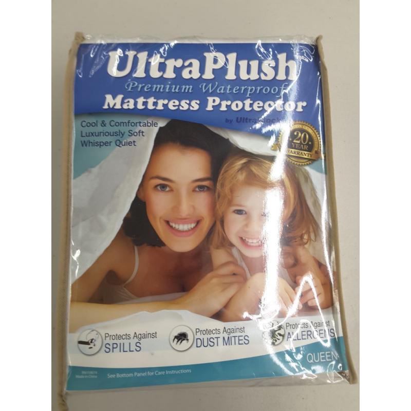 Ultraplush Premium Waterproof Mattress Protector, Queen
