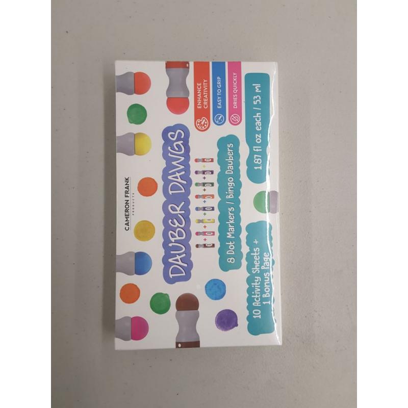 8-Pack Washable Dot Markers, Dauber Dawgs