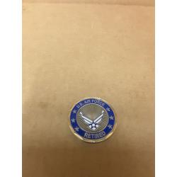 Eagle Crest U.s Air Force Retired Coin