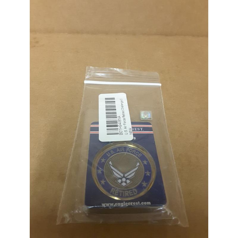Eagle Crest U.s Air Force Retired Coin
