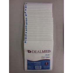 Dealmed Sterile Bordered Gauze Island Dressings