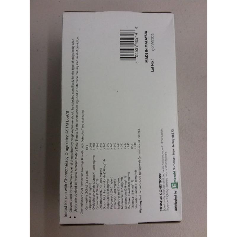 Emerald Nitrile Exam Gloves - 3.5 Millimeter,  Medium