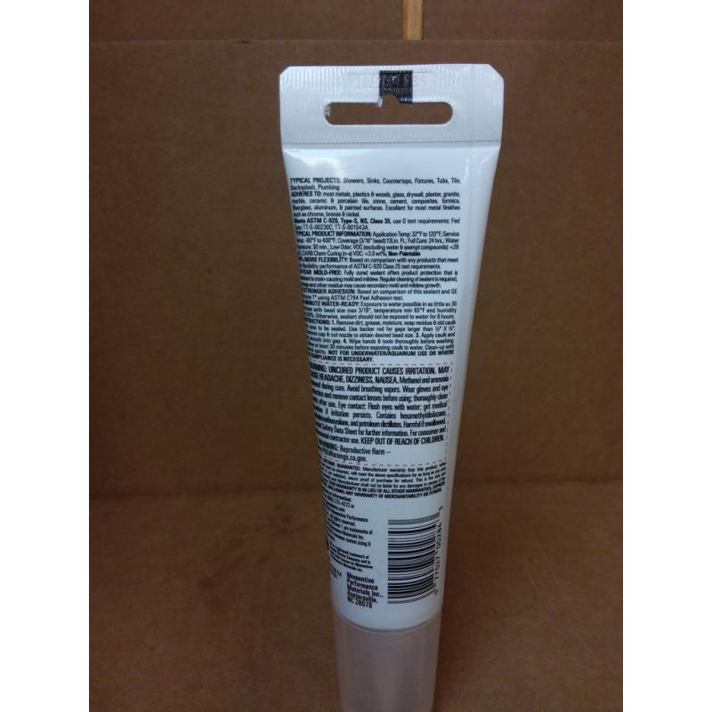 Advanced Silicone 2 Kitchen & Bath Sealant, 2.8oz, Clear
