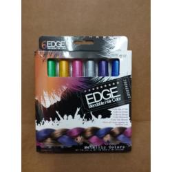 Edge Blended Hair Color Metalic 6 Count